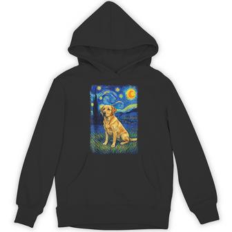 Labrador Starry Night Hoodie - Thegiftio UK