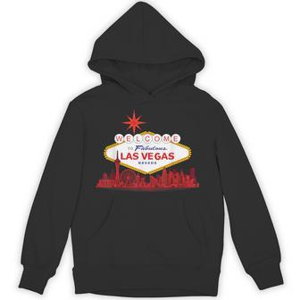 Las Vegas Skyline Retro Vintage Travel Souvenir Hoodie | Seseable UK