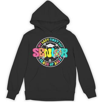 My Last First Day Senior Class Of 2027 Graduation 27 Retro Hoodie - Monsterry