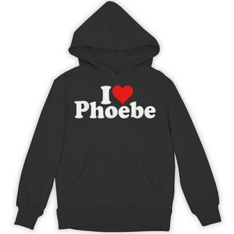 I Love Heart Phoebe Hoodie - Thegiftio UK