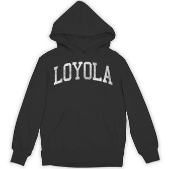 Loyola California Ca Vintage Athletic Sports Hoodie - Thegiftio UK