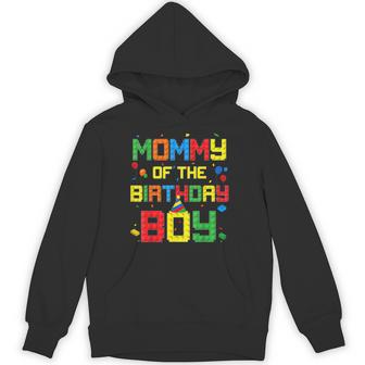 Master Builder Mommy Of The Birthday Boy Building Blocks Hoodie | Seseable UK