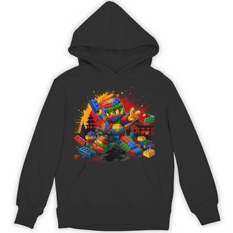 Master Builder Ninja Building Blocks Brick Builders Toys Kid Hoodie | Seseable UK