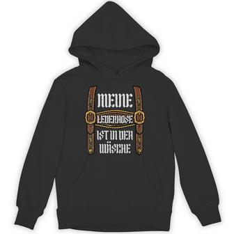 Meine Lederhose Ist In Der Wasche Oktoberfest Dad Men Hoodie | Seseable UK