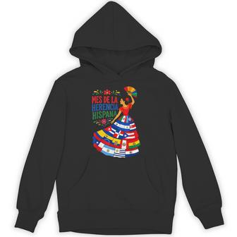 Mes De La Herencia Hispana Latino Hispanic Heritage Month Hoodie - Thegiftio UK