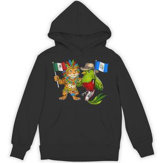 Mexico Guatemala Flag Mexican Guatemalan Roots México Hoodie - Thegiftio UK