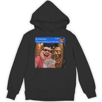 Motion At Your Front Door Tung Sahur John Pork Hoodie - Thegiftio UK