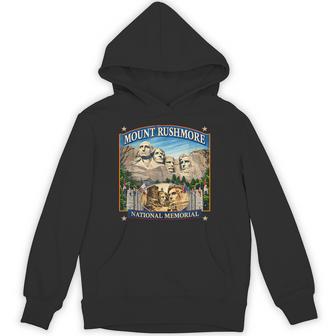 Mount Rushmore National Park Retro Travel Souvenir Vacation Hoodie - Thegiftio UK