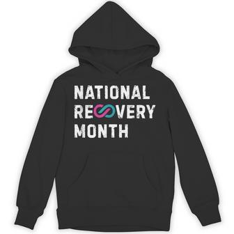 National Recover Month Celebrate Addiction Recovery Hoodie - Thegiftio UK