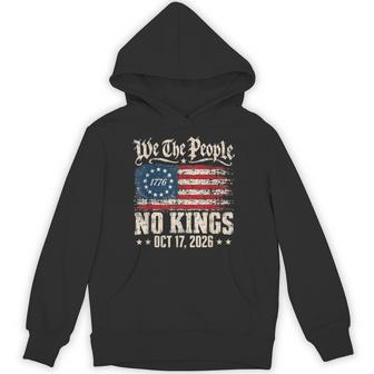 No Kings October 17 2026 Vote Early No Kings 4 Usa Flag Hoodie - Thegiftio UK