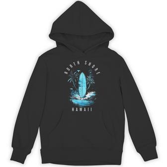 North Shore Oahu Hawaii Vintage Surf Beach Surfer Souvenir Hoodie - Thegiftio UK