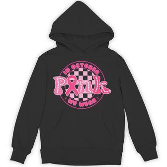 In October We Wear Pink Ribbon Breast Cancer Awareness Hoodie - Thegiftio UK