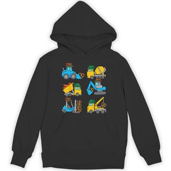 Oktoberfest Construction Vehicles German Toddler Boys Kids Hoodie - Thegiftio UK