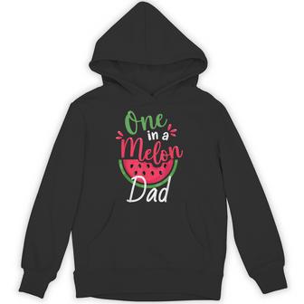 One In A Melon Dad 1St Birthday Cute Summer Family Matching Hoodie | Seseable UK