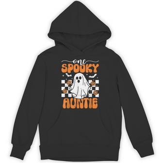 One Spooky Auntie Matching Family Halloween Costumes Hoodie - Thegiftio UK