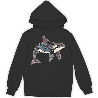 Orca Native American Indian Pride Pacific Northwest Tribe Hoodie - Thegiftio UK