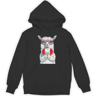 Peru Alpaca Peruvian Flag Peruvian Heart Peruvian Roots Hoodie - Thegiftio UK