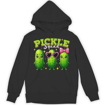 Pickle Squad Pickle Costume Vegan Pickle Crew Hoodie - Thegiftio UK