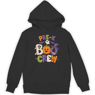Pre-K Boo Crew Halloween Squad Spooky Season Pre-K Teachers Hoodie - Thegiftio UK