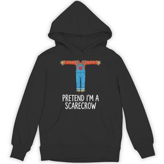 Pretend Im A Scarecrow Halloween Costume Hoodie - Thegiftio UK