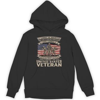 Proud American Military Veteran Patriotic Veterans Day Hoodie - Thegiftio UK