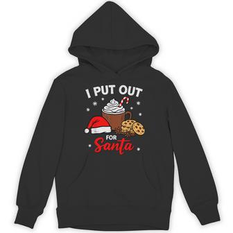 I Put Out For Santa Christmas Couple Matching Xmas Hoodie - Thegiftio UK