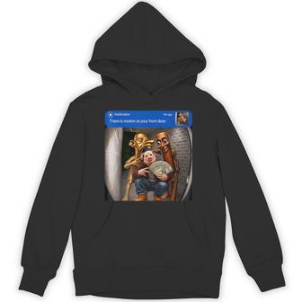 There Is Motion Your Front Door Tung Sahur John Pork Neegy Hoodie - Thegiftio UK