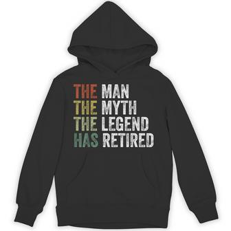 Retired 2026 The Man Myth Legend Has Retired Retirement Hoodie - Thegiftio UK