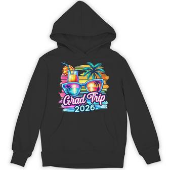 Retro Grad Trip 2026 Class Of 2026 Seniors Matching Graduate Hoodie | Seseable UK