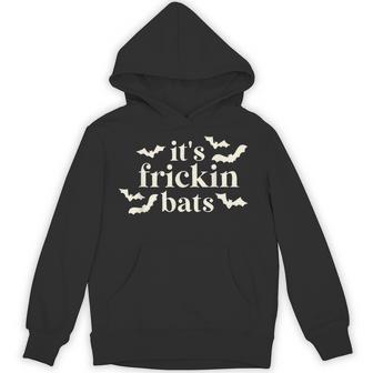 Retro It's Freaking Bats I Like Halloween Trick Or Treat Hoodie - Thegiftio UK
