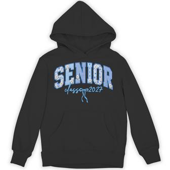 Senior Class Of 2027 Patchwork Flowers Seniors 27 Graduation Hoodie | Seseable UK