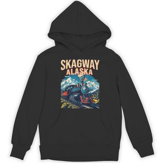 Skagway Alaska Steam Train Gateway Klondike History Hoodie - Thegiftio UK