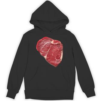Steak Beef Food Costume Halloween Grilling Graphic Hoodie - Thegiftio UK
