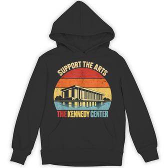 Support The Arts Kennedy Center Retro Washington Dc Hoodie - Thegiftio UK