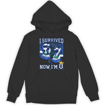 I Survived 6 7 Now I'm 8 Soccer 8Th Birthday Boys Hoodie - Thegiftio UK