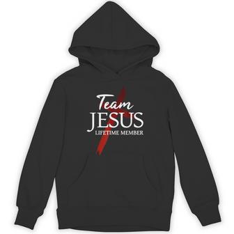 Team Jesus Lifetime Member Cross Faith Believing Hoodie - Thegiftio UK