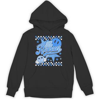 Team Reveur Checkered Retro School Spirit House Day Hoodie - Thegiftio UK