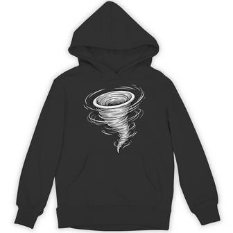 Tornado Illustration Storm Hoodie - Thegiftio UK
