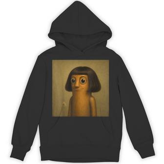 Tung Tung Sahur With A Bob Haircut Italian Brainrot Meme Hoodie - Thegiftio UK