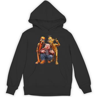 Tung Tung Tung Sahur John Pork Neegy Meme Brainrot Kids Hoodie - Thegiftio UK