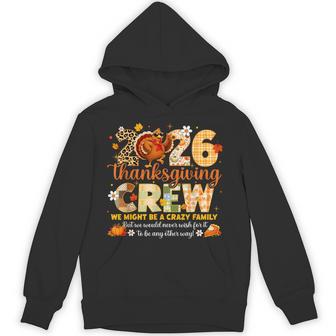 Turkey Pumpkin Autumn 2026 Thanksgiving Crew Family Matching Hoodie - Thegiftio UK