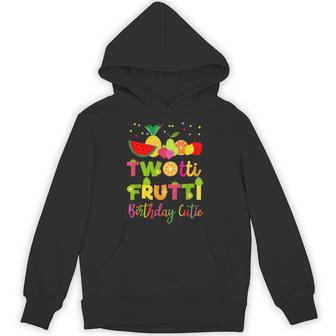 Twotii Frutti Party Decorations Summer Fruit 2Nd Birthday Hoodie - Thegiftio UK