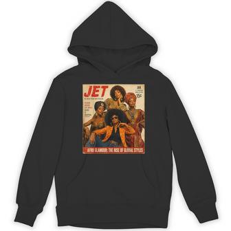 Vintage Black Is Beautiful Afro Glamour African Pride Hoodie - Thegiftio UK