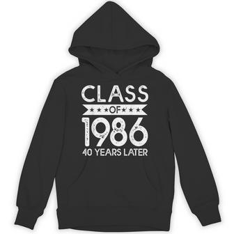 Vintage Class Of 1986 Reunion Classmates Party High School Hoodie - Thegiftio UK