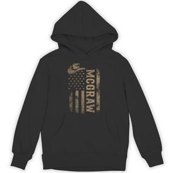 Vintage Mcgraw Personalized Name Retro Style Classic Hoodie - Thegiftio UK