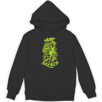 Voltage Green Yellow Black Graphic Match Hoodie - Thegiftio UK