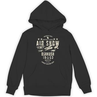Wisconsin's Finest Vintage Planes Air Show 1953 Oshkosh Hoodie - Thegiftio UK