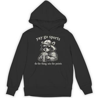 Yay Go Sports Do The Thing Raccoon Hoodie - Thegiftio UK