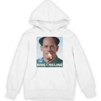 Bing Shi Ling Bing Chilling John Xina Ice Cream Chinese Meme Performance Hoodie - Thegiftio UK