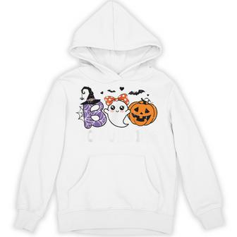 Boo To Bullying Ghost Pumpkin Anti Bullying Unity Day Orange Hoodie - Thegiftio UK